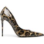 Escarpins de créateur Dolce & Gabbana Dolce marron à effet léopard léopard à talons aiguilles Pointure 40,5 pour femme 