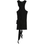 Robes Dondup noires sans manches à col rond Taille XS pour femme 