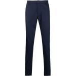 Pantalons en soie Dondup bleu nuit en coton mélangé W33 L36 pour homme 