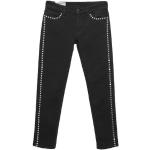 Jeans Dondup noirs en coton à clous Taille 6 ans pour fille de la boutique en ligne Yoox.com avec livraison gratuite 