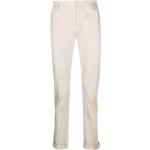 Pantalons chino Dondup beiges stretch W32 L36 pour homme 