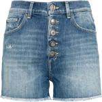 Shorts en jean Dondup bleu indigo délavés classiques pour femme 