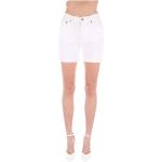Shorts taille haute Dondup blancs à logo en coton 