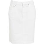 Jupes Dondup blanches à logo en denim Taille 3 XL look fashion pour femme 
