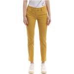 Pantalons Dondup jaunes en coton Taille 3 XL pour femme 