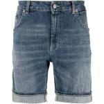 Shorts en jean Dondup bleus en coton mélangé délavés pour femme en promo 