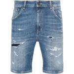 Shorts en jean Dondup bleus délavés classiques pour homme 