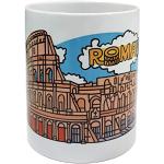 Tasses à café en céramique à motif Rome 