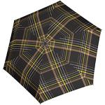 Parapluies pliants Doppler Havanna marron à carreaux Taille M look fashion 