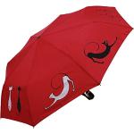 Parapluies pliants Doppler rouges à motif chats look fashion pour femme 