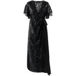 Robes décolletées noires à paillettes Taille XS pour femme 