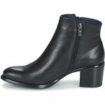 Sandales Dorking noires en cuir Pointure 37 look fashion pour femme en promo 