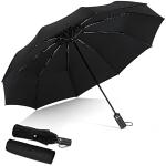Parapluies pliants noirs look fashion en promo 