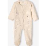 Pyjamas en velours Vertbaudet beiges nude en velours à motif moutons Taille naissance pour bébé de la boutique en ligne Vertbaudet.fr 