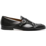Chaussures à boucles Doucal's noires en cuir de veau à bouts ronds Pointure 41 look casual pour homme 