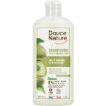 Shampoings Douce Nature bio d'origine française au lait d'amande sans huile de palme 250 ml hydratants texture lait 