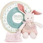 Peluches bio Doudou et Compagnie en coton à motif lapins en promo 