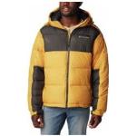 Vestes d'hiver Columbia Pike Lake jaunes éco-responsable à capuche Taille L look urbain pour homme en promo 