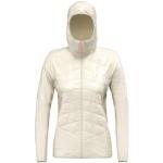 Doudounes fines Salewa Ortles blanches en laine à capuche Taille XS look sportif pour femme en promo 