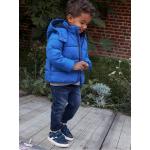 Doudounes à capuche Vertbaudet bleu électrique en polyester éco-responsable look fashion pour garçon en promo de la boutique en ligne Vertbaudet.fr 