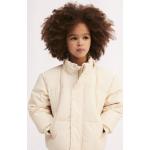 Doudounes courtes Petit Bateau beiges en jersey pour fille en solde de la boutique en ligne Petit-bateau.fr 