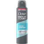 Anti transpirants Dove en lot de 6 150 ml en spray pour le corps texture crème pour homme 