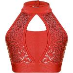 Soutiens-gorge rouges en cuir synthétique à sequins lavable à la main classiques pour fille de la boutique en ligne Amazon.fr 