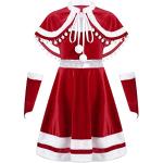 Déguisements rouges en velours de princesses Taille 6 ans look fashion pour fille de la boutique en ligne Amazon.fr 
