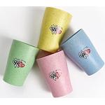 Tasses multicolores en plastique incassables en lot de 4 modernes 