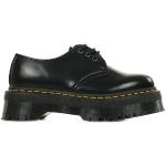 Chaussures casual Dr. Martens 1461 Quad noires en cuir à bouts ronds à lacets Pointure 41 look casual pour femme 