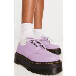 Chaussures Dr. Martens 1461 Quad violettes en caoutchouc à lacets à bouts ronds à lacets Pointure 39 pour femme en promo 