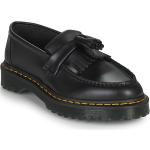 Chaussures casual d'automne Dr. Martens Adrian noires en cuir Pointure 41 avec un talon entre 3 et 5cm pour femme en promo 