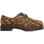 Chaussures Dr. Martens 1461 marron à effet léopard en caoutchouc en cuir pour homme 