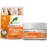 Après-soleil Dr. Organic bio hypoallergéniques au miel pour le visage contre les aggressions solaires de jour pour peaux sensibles texture crème 