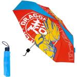 Dragon Ball Z Parapluie Pliant Compact, Parapluie pour Garçons, Structure Haute Résistance, Parapluie Classique Design Super Saiyan - Bleu