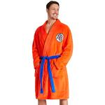 Peignoirs en polaire orange en polaire Dragon Ball Taille 3 XL look fashion pour homme 