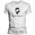 DragonHive T-shirt Ghost in The Shell Sektion 9 pour homme - Blanc - X-Large