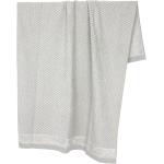 Serviettes de bain Linnea Design blanches en velours 100x150 modernes 
