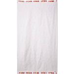Serviettes de bain Catimini blanches en coton 90x150 pour enfant 