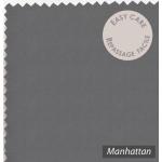 Draps housse Linnea Design gris foncé en coton à motif New York 120x190 cm 