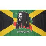 Drapeaux multicolores Bob Marley 
