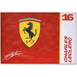 Drapeau de la Scuderia Ferrari Charles Leclerc #16 - Rouge - 90X60 cm
