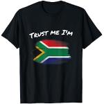 Drapeau vintage Afrique du Sud avec inscription « Trust Me I'm South African » T-Shirt