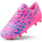Chaussures de football & crampons Dream Pairs rose fushia respirantes à lacets Pointure 35 look fashion pour homme en promo 