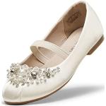 Chaussures casual de mariage Dream Pairs blanc d'ivoire à strass Pointure 33 look casual pour fille 