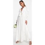 Robes longues fleuries Sister Jane blanches à fleurs en viscose Taille S classiques pour femme en promo 