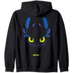 DreamWorks Dragons Toothless Night Fury Big Face Costume Sweat à Capuche