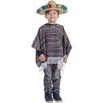 Ponchos Dress Up America multicolores à franges enfant 