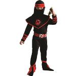 Déguisements Dress Up America rouges de ninja enfant 