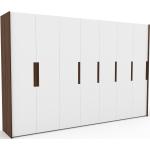 Dressing - Blanc, design, armoire penderie pour chambre ou entrée, à portes battantes - 354 x 233 x 62 cm, modulable